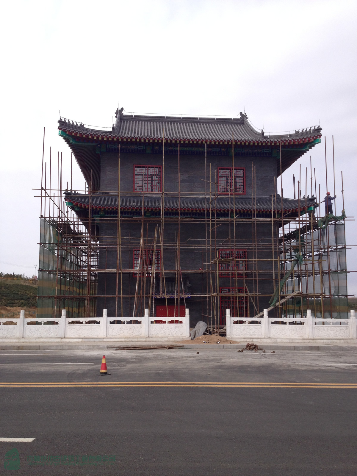 水電站仿古工程施工案例